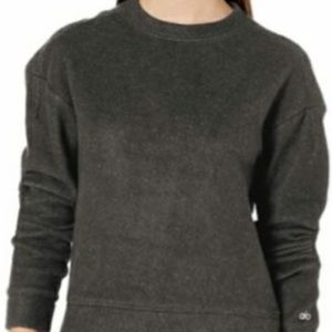 ALO grey sweatshirt (carve long sleeve top) size small